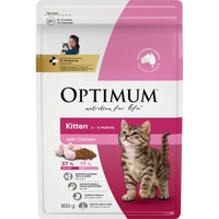 Optimum Cat Dry Kitten Chicken 800G 