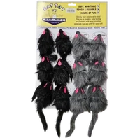 Petrite Furry Mice 3.5" Pos Display Card - 12 Pieces 