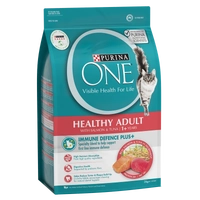 Purina One Cat Adult Dry Healthy Salmon & Tuna 3Kg 