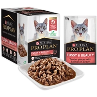 Pro Plan Adult Cat Fussy And Beauty Pouch 85G 12Pk(Om12) 