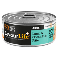Savourlife Lamb & Ocean Fish Adult Cat Food 85G 12Pk (Om12)