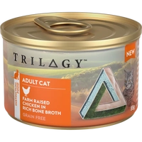 Trilogy Adult Chicken In Bone Broth 85G 24Pk (Om24) 