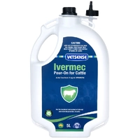 Vetsense Ivermec  Pour-On For Cattle 5L 