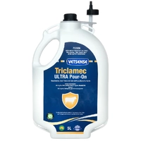 Vetsense Triclamec Ultra Pour-On 5L For Cattle 