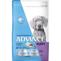 Advance Dog Puppy Plus Growth Lrg Breed Chick 3Kg 