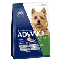 Advance Dog Adult Small Breed Turkey With Rice 8Kg 