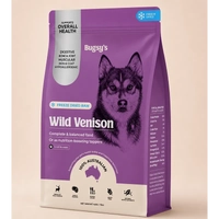 BUGSYS FREEZE DRIED COMPLETE DIET FOR DOGS VENISON 1.1KG