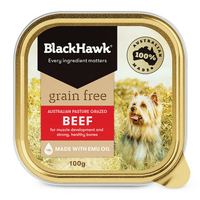 Black Hawk Grain Free Beef 100G 9Pk (Om9) 