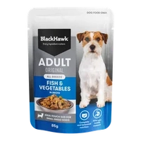 Black Hawk Original Adult Fish & Vegetables 85G 12Pk (Om12) 