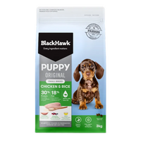 Black Hawk Puppy Small Breed Chicken & Rice 3Kg 