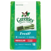 Greenies Dog Fresh Treat Pack Regular 340G 