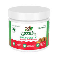 Greenies Pill Pockets Smokey Ham Flavour 30Pce 200G 
