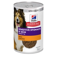 Hills Dog Adult Sensitive Stomach & Skin 370G 12Pk(Om12) 