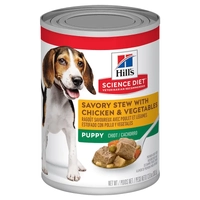 Hills Puppy Savory Stew Chicken Veg 362G 12Pk(Om12) 