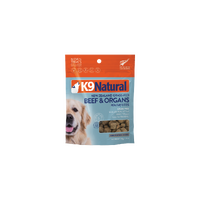 K9 Natural Grain-Free Fd Dog Treats Beef Bites 50G 