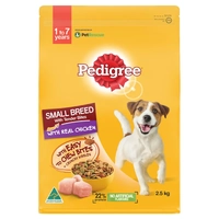 Pedigree Dry Small Breed Chicken 2.5Kg 