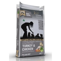 Mfm Puppy Lg Kibble Turkey & Chkn Grain & Glut Fr Grey 20Kg 