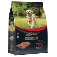 Supervite Gold Label Adult Beef 3Kg 