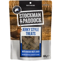 Stockman & Paddock Aussie Beef Jerky Style Treats 500G