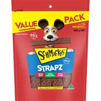 Schmackos Snacks Strapz 3 Variety 500G 4Pk(Om4) 
