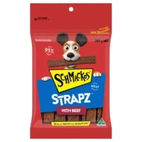 Schmackos Snacks Strapz Beef 200G 8Pk (Om8) 