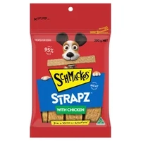 Schmackos Snacks Strapz Chicken 200G 8Pk(413433) (Om8) 