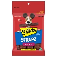 Schmackos Snacks Strapz Liver 200G 8Pk(413435) (Om8) 