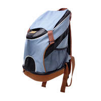 Denim Fun Lightweight Pet Backpack by Ibiyaya