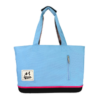 Ibiyaya Canvas Pet Carrier Tote for Pets up to 7kg - Sky Blue