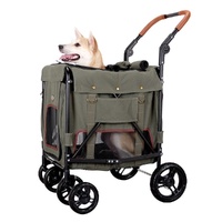 Ibiyaya Gentle Giant Dual Entry Easy-Folding Pet Wagon for Dogs up to 25kg