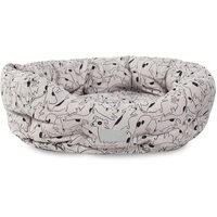 Fringe Studio Nosey Dog Spot Round Cuddler Dog Bed - Medium
