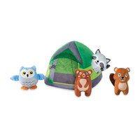 Fringe Studio Plush Burrow Interactive Dog Toy - Happy Campers