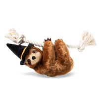 Fringe Studio Plush Squeaker Dog Toy - Witchy Sloth On A Rope