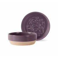 Fringe Studio Whisker Cat Line Stoneware Bowl - One Size