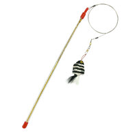 Go Cat Da Zebra Fish Da Bird Cat Wand Toy Kit