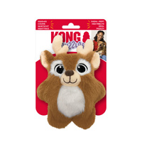 3 x KONG Christmas Holiday Snuzzles Reindeer Sm