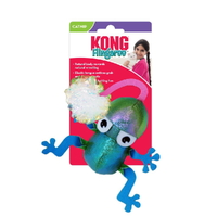 KONG Flingaroo Frog Interactive Crinkly Cat Toy - Pack of 3