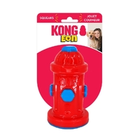 KONG Eon Fire Hydrant Floating Squeaker Dg Toy x 3