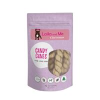 Laila & Me Candy Canes Fish Twist Treats for Cats & Dogs 80g