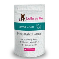 Laila & Me Dehydrated Australian Lamb Liver Cat & Dog Treats 100g/250g