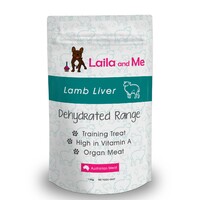 Laila & Me Dehydrated Australian Lamb Liver Cat & Dog Treats 100g