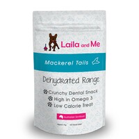 Laila & Me Dehydrated Australian Mackeral Tails Cat & Dog Treats 75g/180g