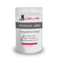 Laila & Me Dehydrated Australian Whitebait Cat & Dog Treats 160g