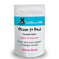 Laila & Me Ocean to Bowl 100% Fish Powder Meal Enhancer for Cats & Dogs 50g