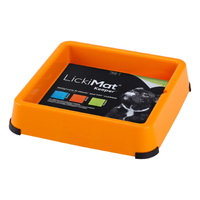 The Keeper Lickmat Pad Holder for Standard Size Lickimats - Orange