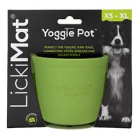 Lickimat Yoggie Pot Green