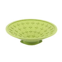 LickiMat Splash Wall & Floor Suction Slow Food Bowl - Green