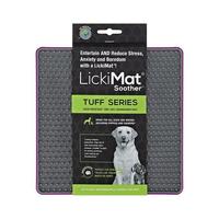 LickiMat Soother Tuff Slow Food Bowl Anti-Anxiety Mat for Dogs - Purple