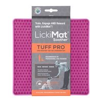 LickiMat Soother PRO Tuff Slow Food Licking Mat for Dogs - Pink