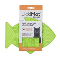 LickiMat Casper Slow Food Bowl for Cats - Green